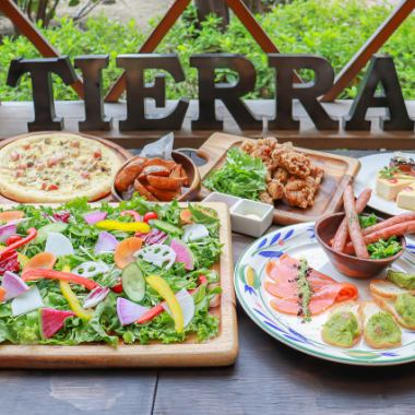 【90分飲放題付】~アボ豚ベーコンピザ付~『カジュアルプラン』全6品⇒3500円