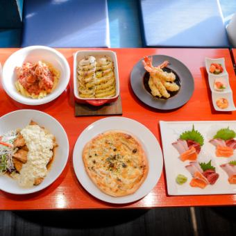 【結婚パーティーに】二次会コース(月～木は10名様以上で貸切OK！)◆120分飲み放題付　5000円～
