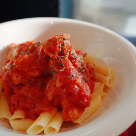 【２時間飲み放題付き4500円コース】◇自家製生地のピザやじっくり煮込んだトマト煮込みなど