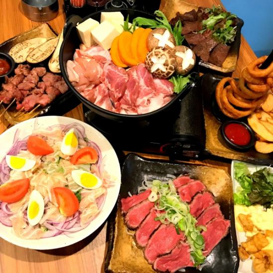 A stylish izakaya with delicious meat recommended for girls-only gatherings, joint parties, and dates.
