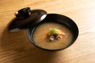 很多成分米飯喜歡豬肉tonjiru