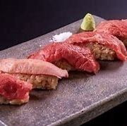 黒毛和牛 肉寿司 -炙り肉- 5貫