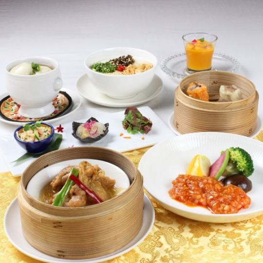 ◆Kamonka午餐套餐◆鱼翅汤、虾菜、牛筋酱饭等7道菜