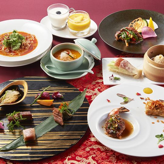 Ming Course: Shark fin sashimi, sea cucumber, abalone, Shimanto beer beef, etc., 7 dishes in total (food only) 25,000 yen