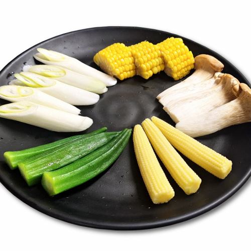 Assorted grilled vegetables