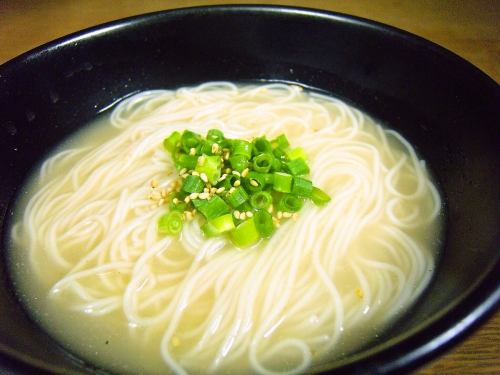 Chicken soup stock noodles