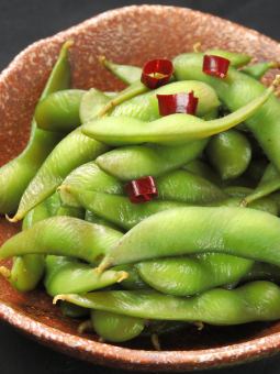 Edamame pickled in Tosa soy sauce