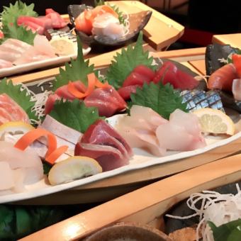 Only available in June! Enjoy a course of sashimi and seasonal fish and vegetables! Premium Malts, ☆ famous sake ☆ Dassai, and 2 hours of all-you-can-drink for 4,980 yen