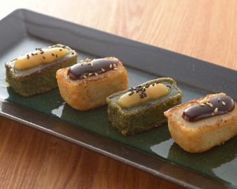 麩嘉さんとこの生麩の二色田楽