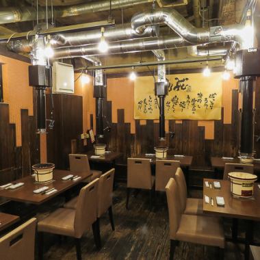 Up to 26 people can be reserved ☆ There is no doubt that it will be a big success in various scenes such as large banquets and yakiniku parties !!