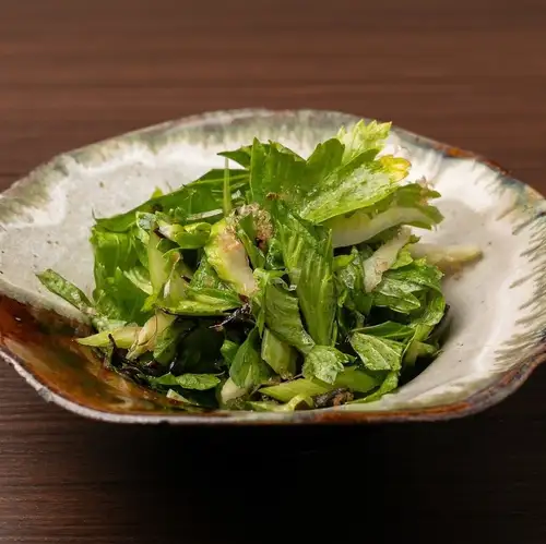 セロリと塩昆布のあっさり和え