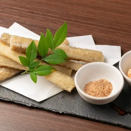 炊きごぼうの天ぷら