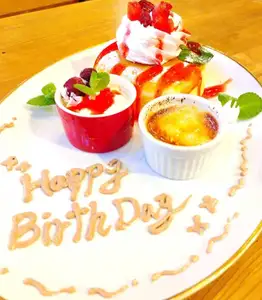 Dessert plate 1500 yen