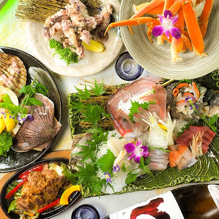 Various banquets ... Great value with all-you-can-drink course such as luxurious ingredients and sashimi!