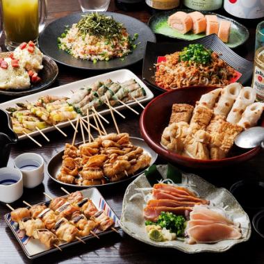 京風おでん三種盛り合わせなど全10品『満喫コース』最大3時間飲み放題付5000円