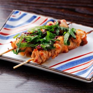 鶏もも肉梅照り大葉