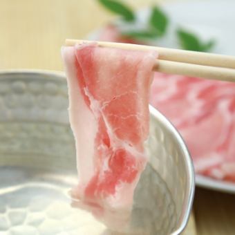 鹿児島ブランド豚【茶美豚】食べ放題コース 鉄板焼き 一品 お蕎麦の全80種類