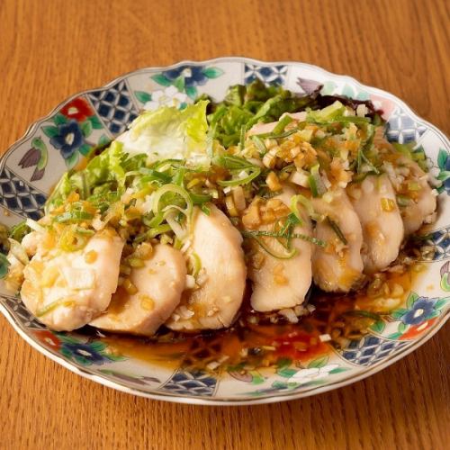 低温調理のしっとり自家製鶏ハム
