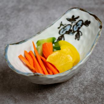 田舎の漬物盛合わせ