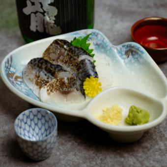 自家製炙り〆鯖造り