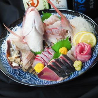 【3時間飲み放題】鮮魚の盛り合わせの天ぷら、メインが選べる全9品『碧寿コース』5780円→4780円