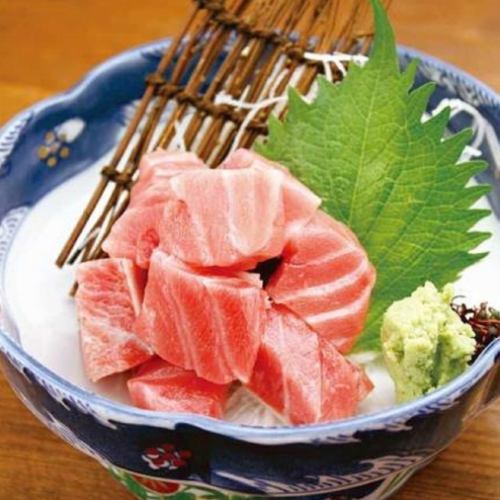 Bincho tuna sashimi