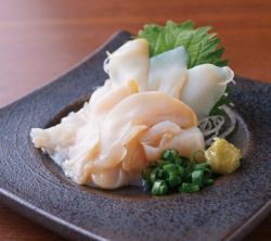 Whelk sashimi