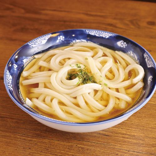 Udon with oden soup
