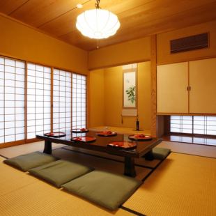 A calm Japanese-style room.It is a private room.It is a seat that is proud of Enishi.