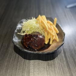 100% Awaji beef hamburger steak