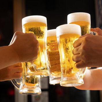 We offer a 2-hour all-you-can-drink course for 1,490 yen!