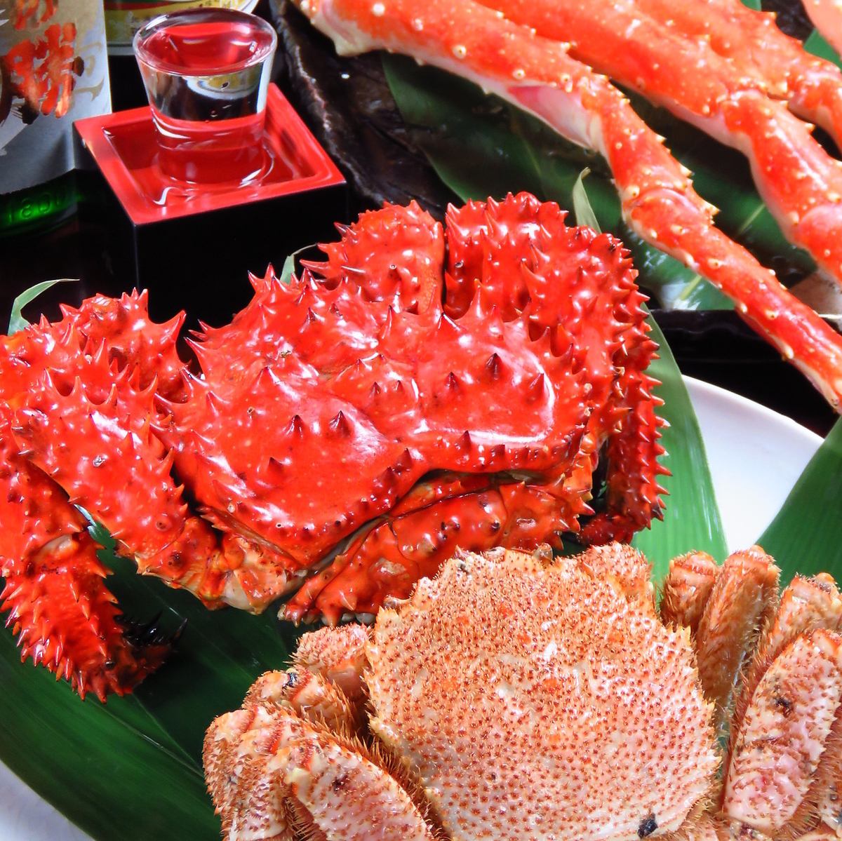 Sleetoku course where you can enjoy luxurious crabs!