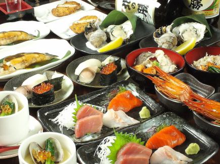 [Martoku Omakase Course] 6 dishes in total ◇ 120 minutes all-you-can-drink included 4,500 yen → 4,000 yen (tax included)