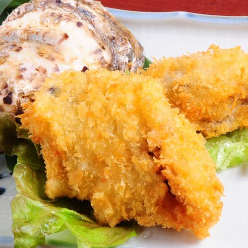 Fried oysters from Akkeshi