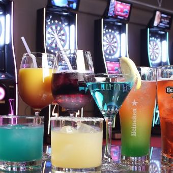 【SAND堪能1時間コース】飲み放題・投げ放題◎おつまみorテキーラ1杯付きプラン 1500円(税込)