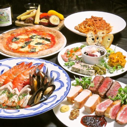 【3名様からOK！W横浜2025年プレミアムコース】豪華全８品！飲み放題付き8000円コース