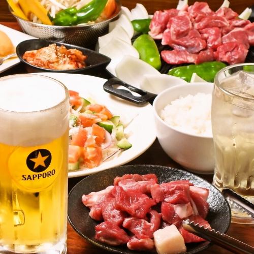 All-you-can-eat and drink course