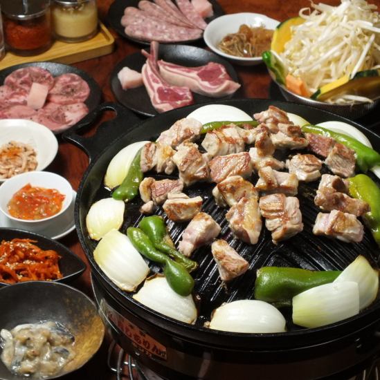 Exquisite lamb meat from Hokkaido ♪ All-you-can-drink course starts at 4,500 yen ~ Game meat such as deer is also available