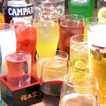 ●予約限定●ビール系・サワー・焼酎・日本酒等単品飲み放題2000円⇒999円
