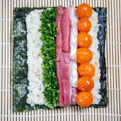 おやじの一本巻き（ドラゴンボール巻き）