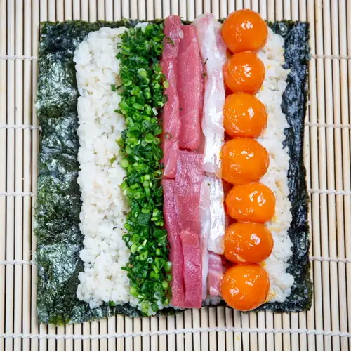 おやじの一本巻き(ドラゴンボール巻き)