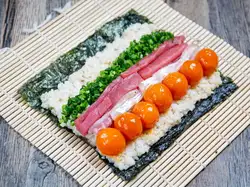 おやじの一本巻き（ドラゴンボール巻き）