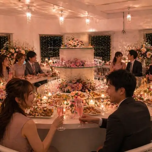 二次会で新郎新婦様無料◎