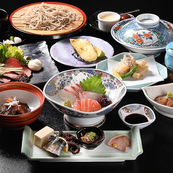 Kaiseki cuisine 5,000 yen (tax included) [Dinner: 5,500 yen (tax included) including service charge]