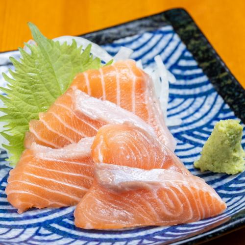 Salmon sashimi