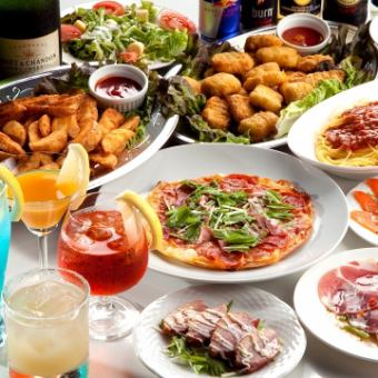 【 23時まで無制限女子会プラン 】 全7品 2時間⇒3980円 23時までは何時間でも★☆
