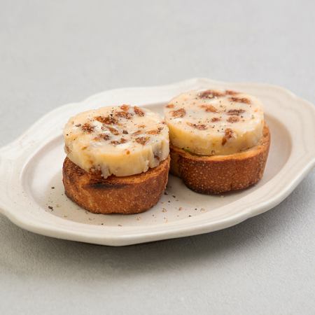 無花果バターのブルスケッタ