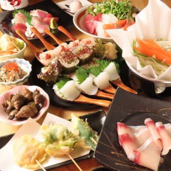 [For welcoming and farewell parties] Sushipa's best value course, 10 dishes, 2 hours of all-you-can-drink, 5,000 yen