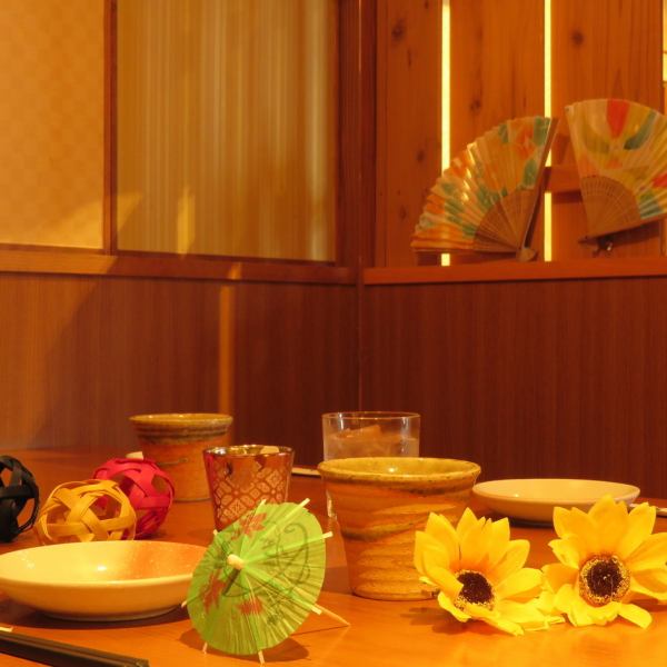[Relaxing Japanese space] How about this space when you want to drink in a relaxed mood? If you want to talk with your friends here ... ♪ Enjoy our original cuisine and a wide selection of sake ♪ Talk with your friends & Spend a relaxing time ◎ Because there is a partition, you can enjoy without worrying about the surroundings! * The image is an image.