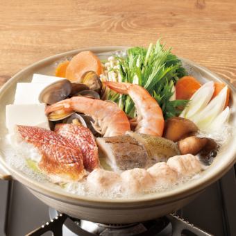[Salt] 5 kinds of seafood chanko nabe